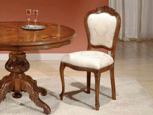 35TH ANNIVERSARY SE 266 - Medallion upholstered wooden chair - Chair by SCAPPINI & C