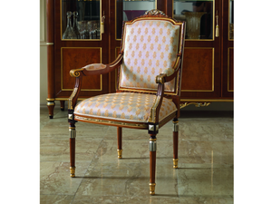 35TH ANNIVERSARY SE 2720/A - Upholstered fabric chair with armrests - Chair by SCAPPINI & C