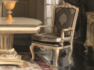 35TH ANNIVERSARY SE 486/A - Upholstered fabric chair with armrests - Chair by SCAPPINI & C