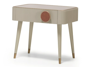 AWAY N18 - Rectangular wooden bedside table with drawers - Side table by SCAPPINI & C