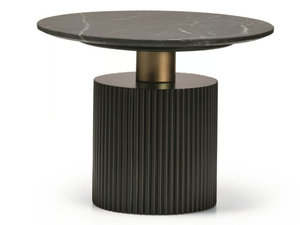 MID N10-M - Side table with wood veneer or marble top - Coffee table by SCAPPINI & C