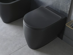 COLORS - Floor mounted ceramic toilet - Toilet seat by Scarabeo Ceramiche