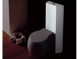 PLANET - Close coupled ceramic toilet - Toilet seat by Scarabeo Ceramiche