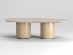 LAGHI 2 - Oval wooden table - Table by Secolo