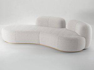TATEYAMA XL - Curved 4 seater fabric sofa - Sofa by Secolo