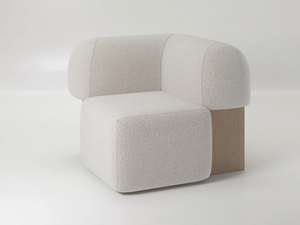 YEMENI - Modular fabric easy chair - Armchair by Secolo