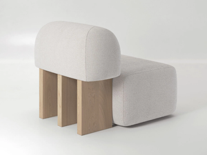YEMENI - Modular fabric easy chair - Armchair by Secolo