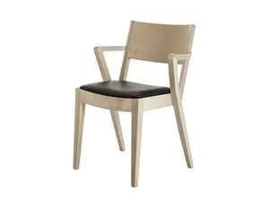 FLY - Stackable wooden chair with integrated cushion - Accessories by Sedex