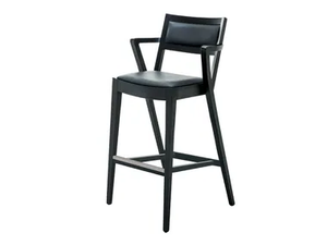 FLY - Wooden barstool with integrated cushion - Accessories by Sedex