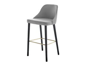 TREND - Fabric barstool with footrest - Stool by Sedex