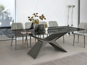 BALTIK - Rectangular glass table - Table by Sedit