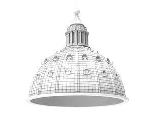CUPOLONE - Resin pendant lamp - Ceiling lamp by Seletti