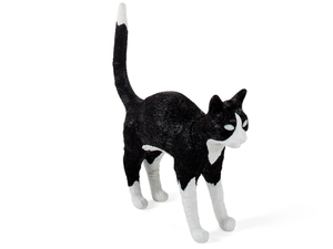 JOBBY THE CAT - LED resin table lamp with USB charging - Table lamp by Seletti