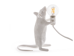 MOUSE LAMP STANDING - STEP - LED resin table lamp - Table lamp by Seletti