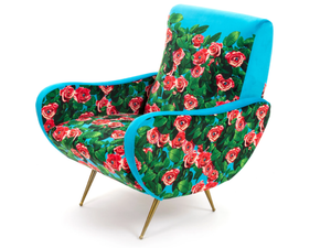 ROSES - Fabric armchair with armrests - Armchair by Seletti