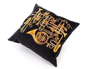 TRUMPETS - Square fabric cushion - Accessories by Seletti