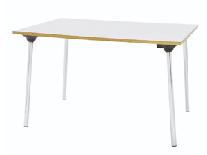 FOLD - Folding rectangular beech office desk - Desk by SELLEX