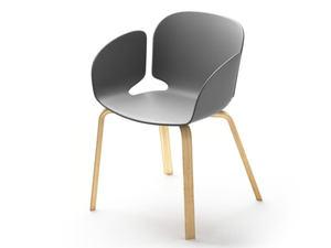 NEST - Polypropylene chair with armrests - Chair by SELLEX