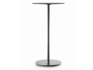 PLANC - Round laminate high table - Table by SELLEX