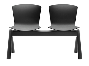 SLAM - Freestanding polypropylene beam seating - Bench by SELLEX