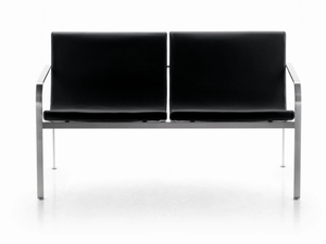 STILL - Leather small sofa - Sofa by SELLEX