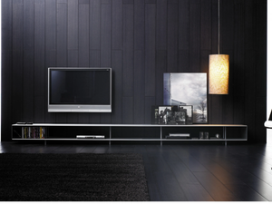 ZUMM - Low aluminium TV cabinet - Cabinet by SELLEX