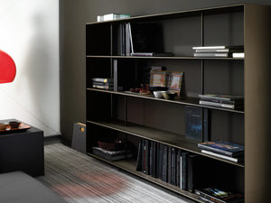 ZUMM - Open extruded aluminium bookcase - Cabinet by SELLEX