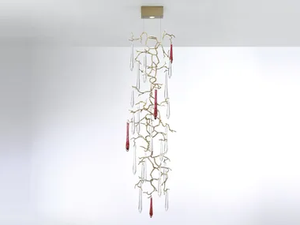 AQUA ALVA - Handmade bronze ceiling lamp - Ceiling lamp by Serip