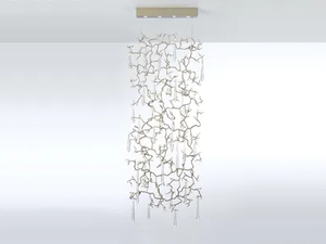 AQUA CURTAIN EXTRA SMALL - Handmade bronze pendant lamp - Ceiling lamp by Serip