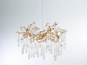 AQUA EMPIRE - Handmade bronze pendant lamp - Ceiling lamp by Serip