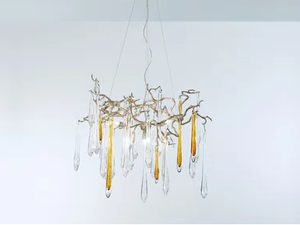 AQUA EMPIRE SMALL - Handmade bronze pendant lamp - Ceiling lamp by Serip