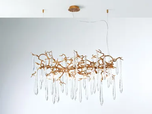 AQUA MAKRAMA - Handmade bronze pendant lamp - Ceiling lamp by Serip