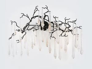 AQUA MORGANIANUM HORIZONTAL - Handmade bronze wall lamp - Wall lamp by Serip