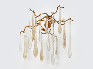 AQUA SALIX - Handmade bronze wall lamp - Wall lamp by Serip