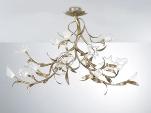 BOUQUET ARBOR LARGE - Handmade bronze ceiling lamp - Ceiling lamp by Serip