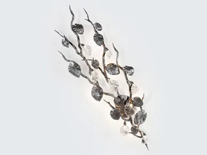 CALATHEA MAJESTICA MEDIUM - LED handmade bronze wall lamp - Wall lamp by Serip