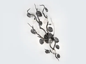 CALATHEA MAJESTICA SMALL - LED handmade bronze wall lamp - Wall lamp by Serip