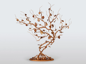 CALATHEA TREE OF LIFE - LED handmade bronze floor lamp - Floor lamp by Serip