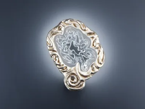 DALI GALATEA MEDIUM - LED glass and aluminium wall light - Wall lamp by Serip