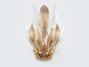 DANDELION CHRYSALIS DARK - Contemporary style LED handmade bronze wall lamp - Wall lamp by Serip