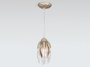 DANDELION CYNARA SMALL - LED handmade bronze pendant lamp - Ceiling lamp by Serip