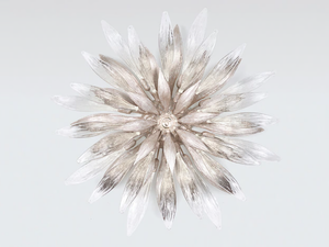 DANDELION HANA MEDIUM - LED handmade bronze wall lamp - Wall lamp by Serip