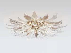 DANDELION RAY LARGE - LED handmade bronze ceiling lamp - Ceiling lamp by Serip