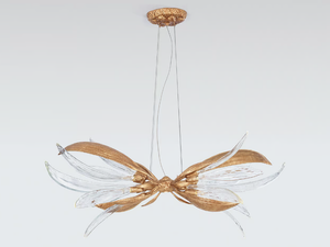 DANDELION SHELTER MEDIUM - LED handmade bronze pendant lamp - Ceiling lamp by Serip