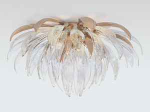 DANDELION SOFFIONE LARGE - LED handmade bronze ceiling lamp - Ceiling lamp by Serip