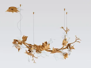 FOLIO BRANCH LARGE - LED Murano glass pendant lamp - Ceiling lamp by Serip