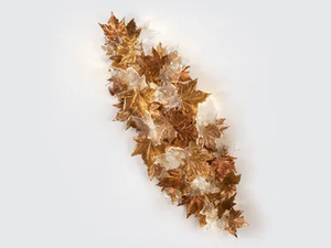 FOLIO HOARD LARGE - LED handmade bronze wall light - Wall lamp by Serip