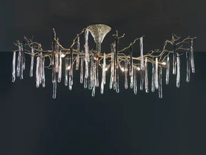 GLAMOUR DRIPSTONE SMALL - Handmade bronze ceiling lamp - Ceiling lamp by Serip