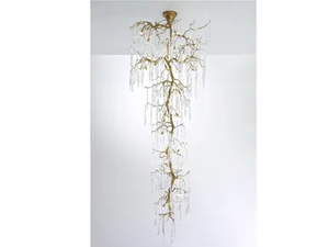 GLAMOUR STALACTITE LARGE - Handmade bronze pendant lamp - Ceiling lamp by Serip