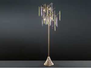GLAMOUR STALAGMITE - Handmade bronze floor lamp - Floor lamp by Serip